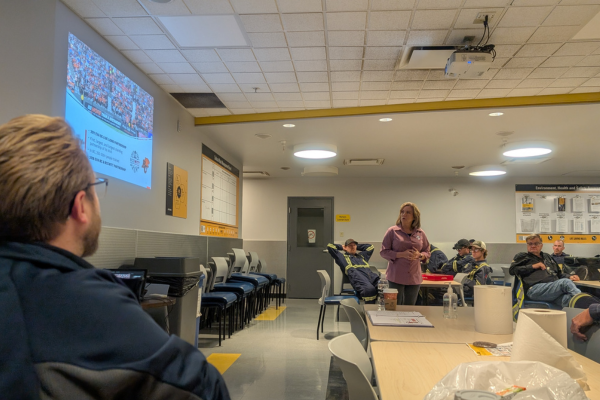 IAM Brings ‘Be More Than a Bystander’ Training to Local 99 Finning Members in Canada