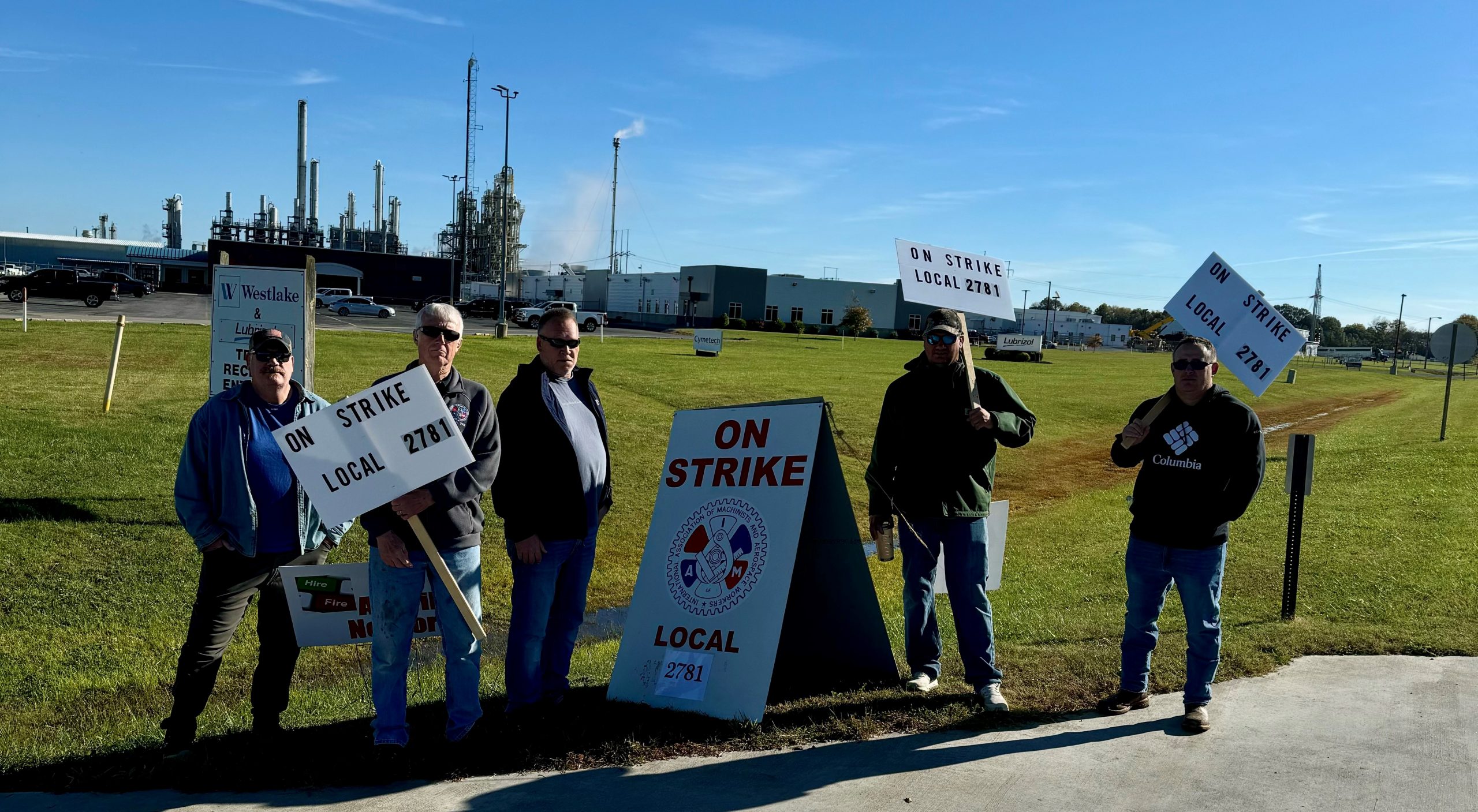 IAM Union Members at Westlake Vinyls in Calvert City Strike for Fair Contract