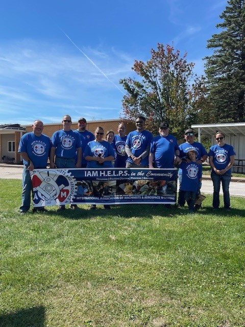 IAM  Volunteers Transform Hope Haven Grounds in Community Service Day