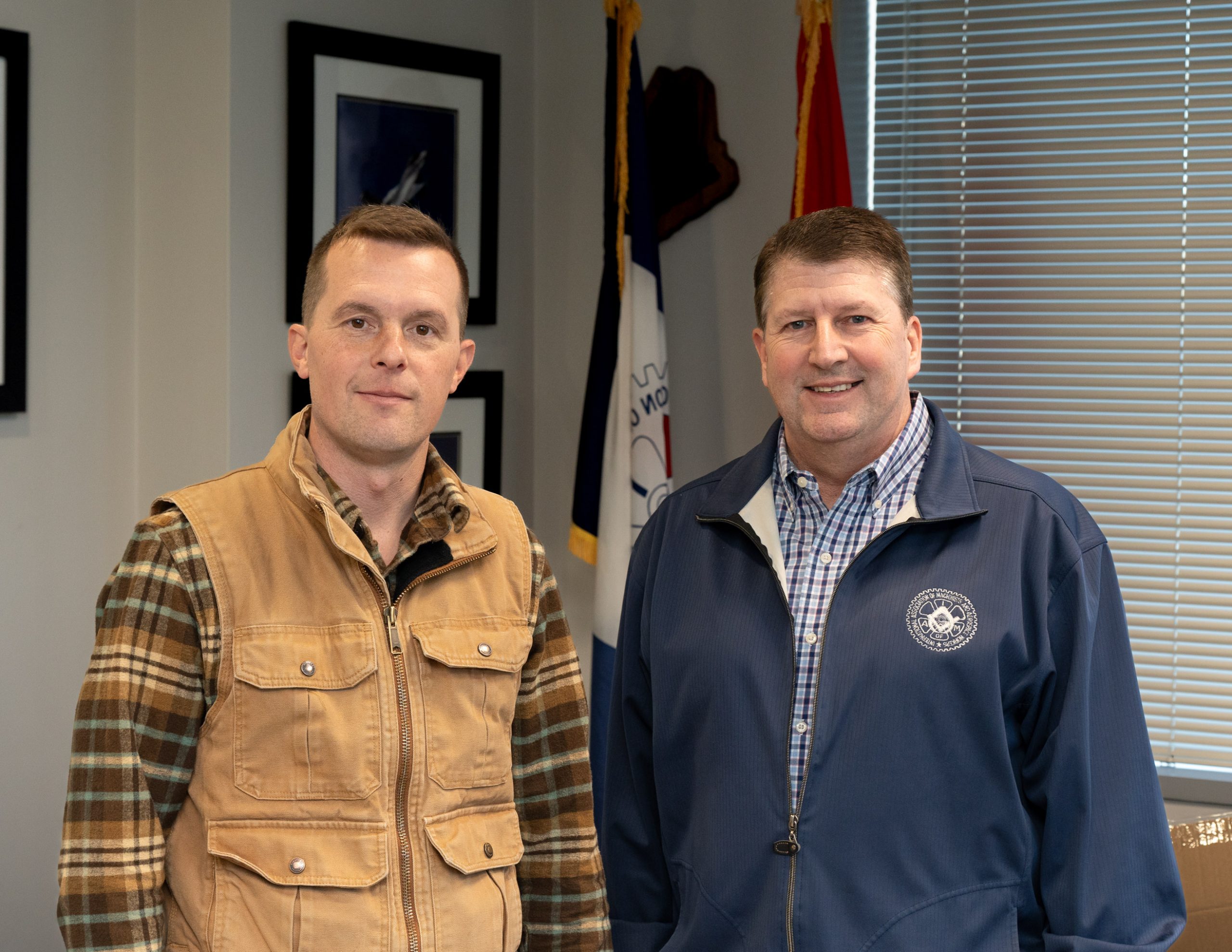 Maine Congressman Jared Golden Visits IAM Headquarters