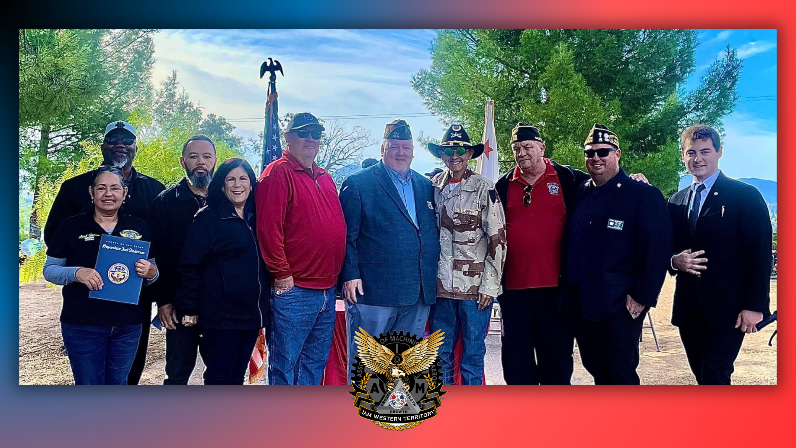 Honoring Heroes: IAM Local 1125 Participates in Wreaths Across America