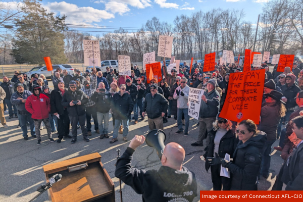 Connecticut Locals 700 and 1746, Allies Rally Against Furloughs as Pratt & Whitney Contract Negotiations Near