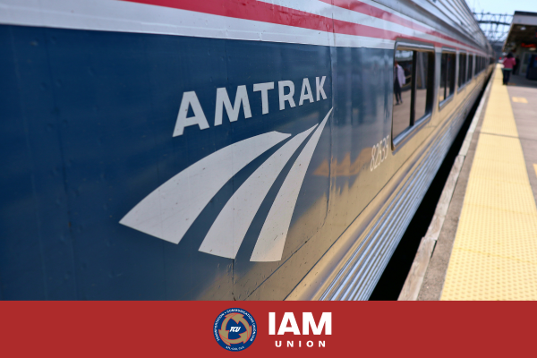 TCU/IAM Lorton, Va. Amtrak Auto Train Workers Picket for a Living Wage