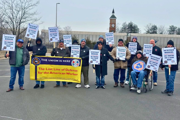 TCU/IAM Lorton Amtrak Auto Train Workers Rally for Fair Wages