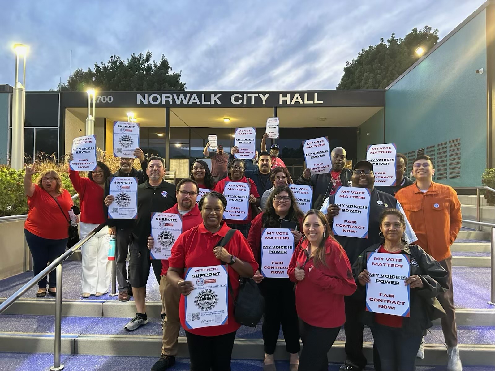 IAM Local 1957 Members Fighting Against Union Busting Campaign from Norwalk, Calif. City Management