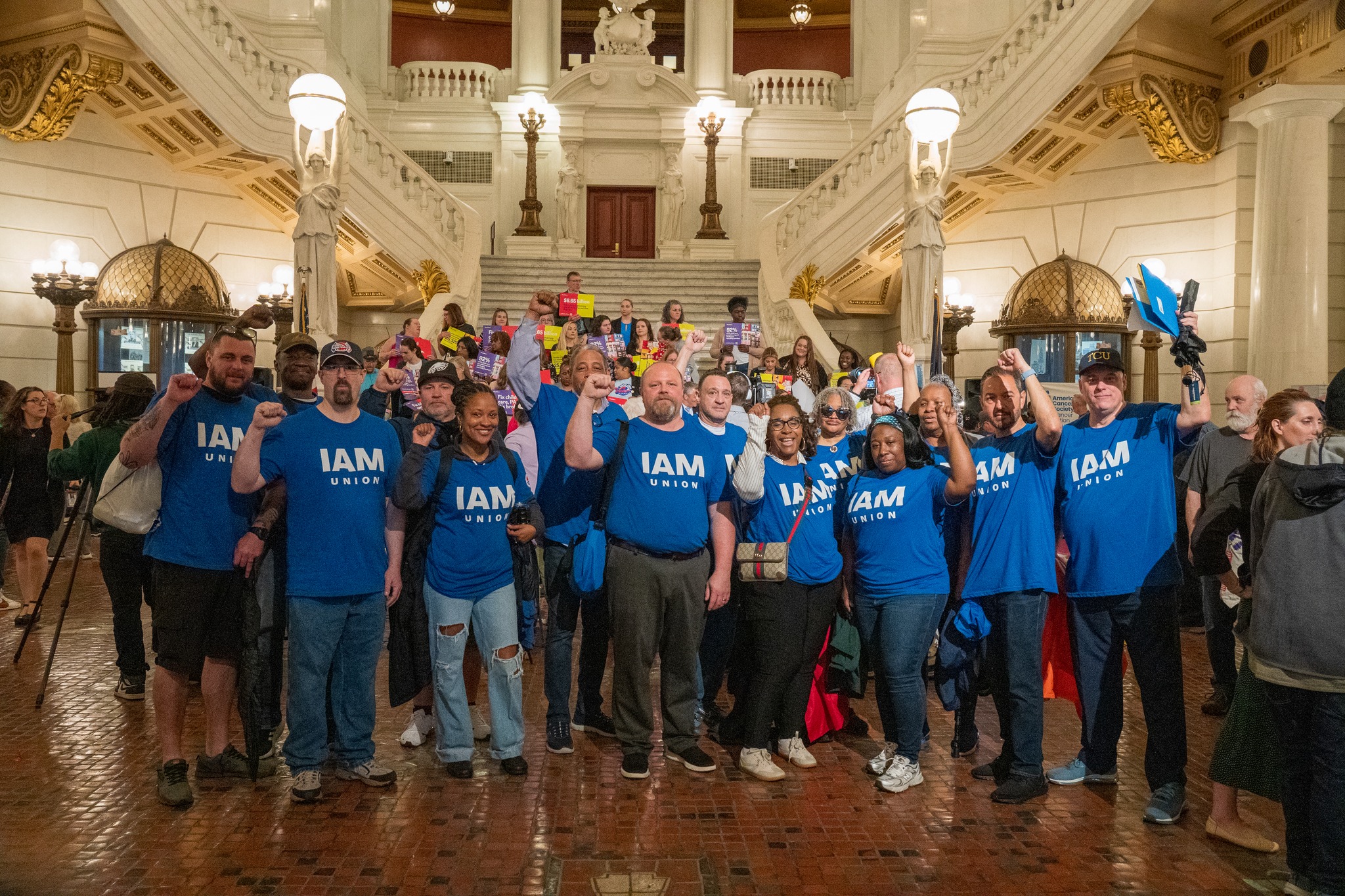 IAM Union Rail Division, TCU/IAM Join Other Unions to Demand Stable Transit Funding in Pennsylvania