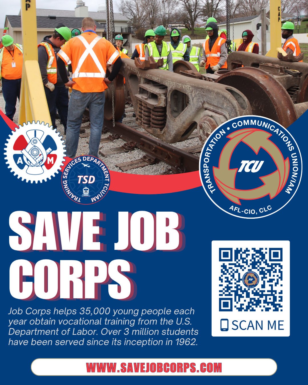 Joint Statement from IAM Union and TCU on U.S. Labor Department’s Decision to Effectively End Job Corps Program