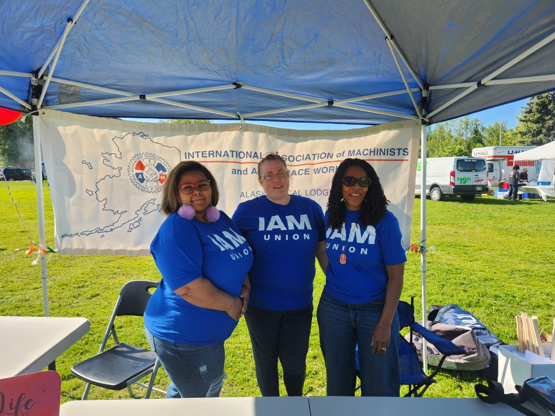 Alaska Local 601 Human Rights Committee Stands Proud at Anchorage Juneteenth Celebration