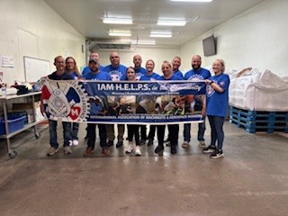 IAM District 5 Volunteers Unite to Fight Hunger at Great Plains Food Bank