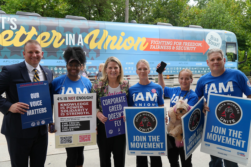 AFL-CIO President Liz Shuler Visits Atlanta, Supports Delta Workers’ Union Effort