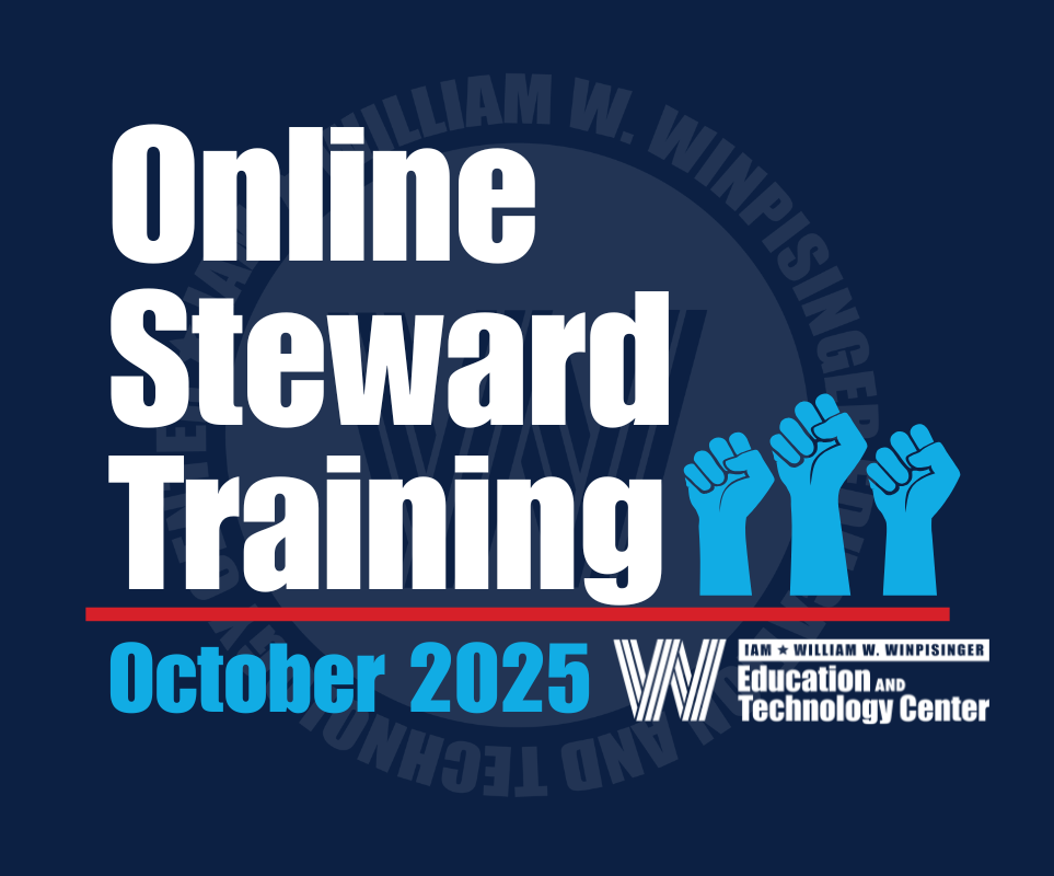 Register Today: Online Steward Training Begins October 1