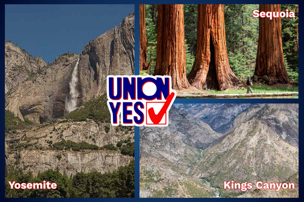 Workers at Yosemite, Sequoia & Kings Canyon National Parks Organize a Union Under NFFE-IAM