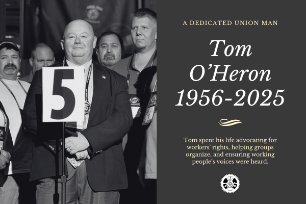 IAM Union Mourns Loss of Retired Collective Bargaining Director Tom O’Heron