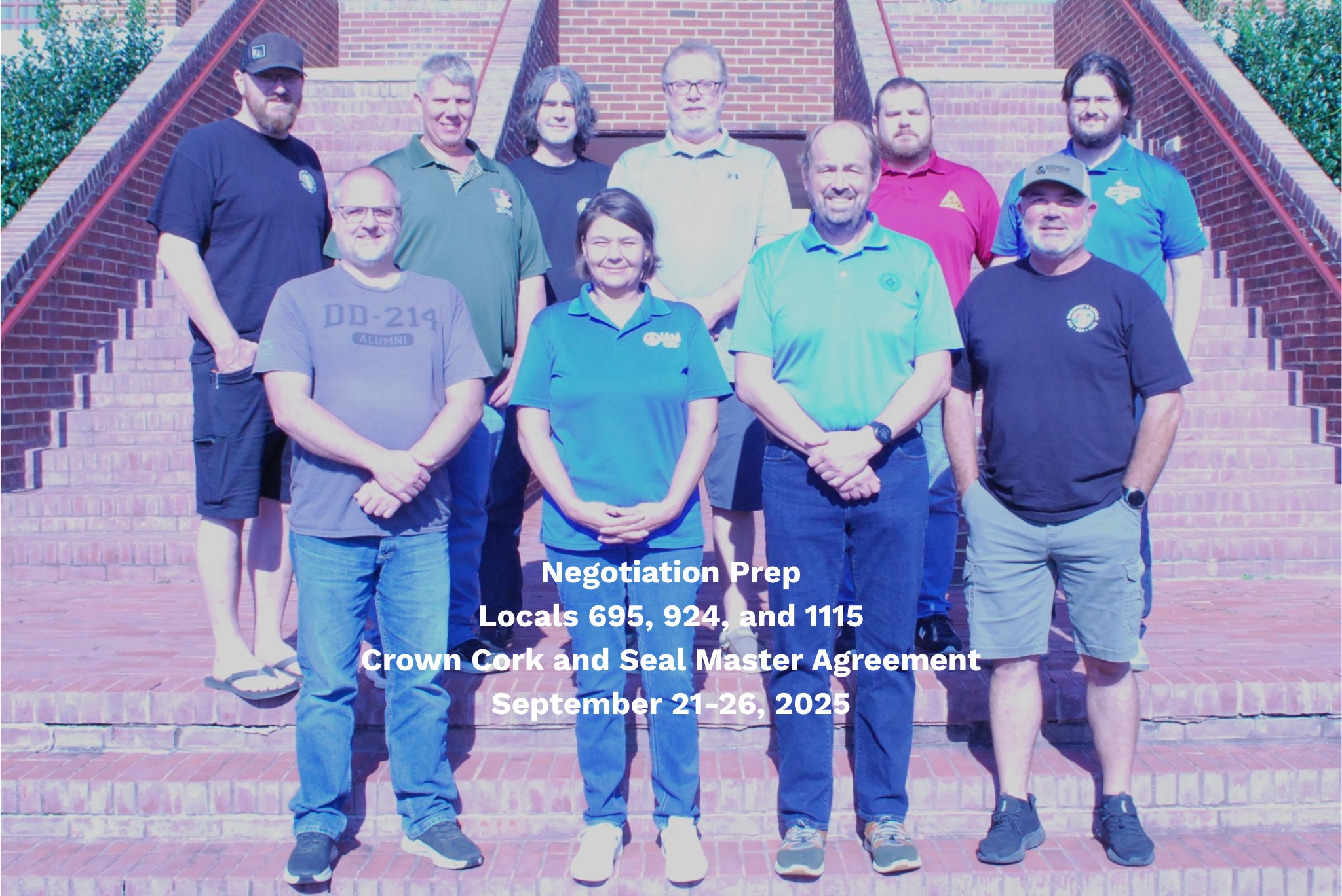IAM Union Representatives Prepare for Crown, Cork and Seal Negotiations at Winpisinger Center