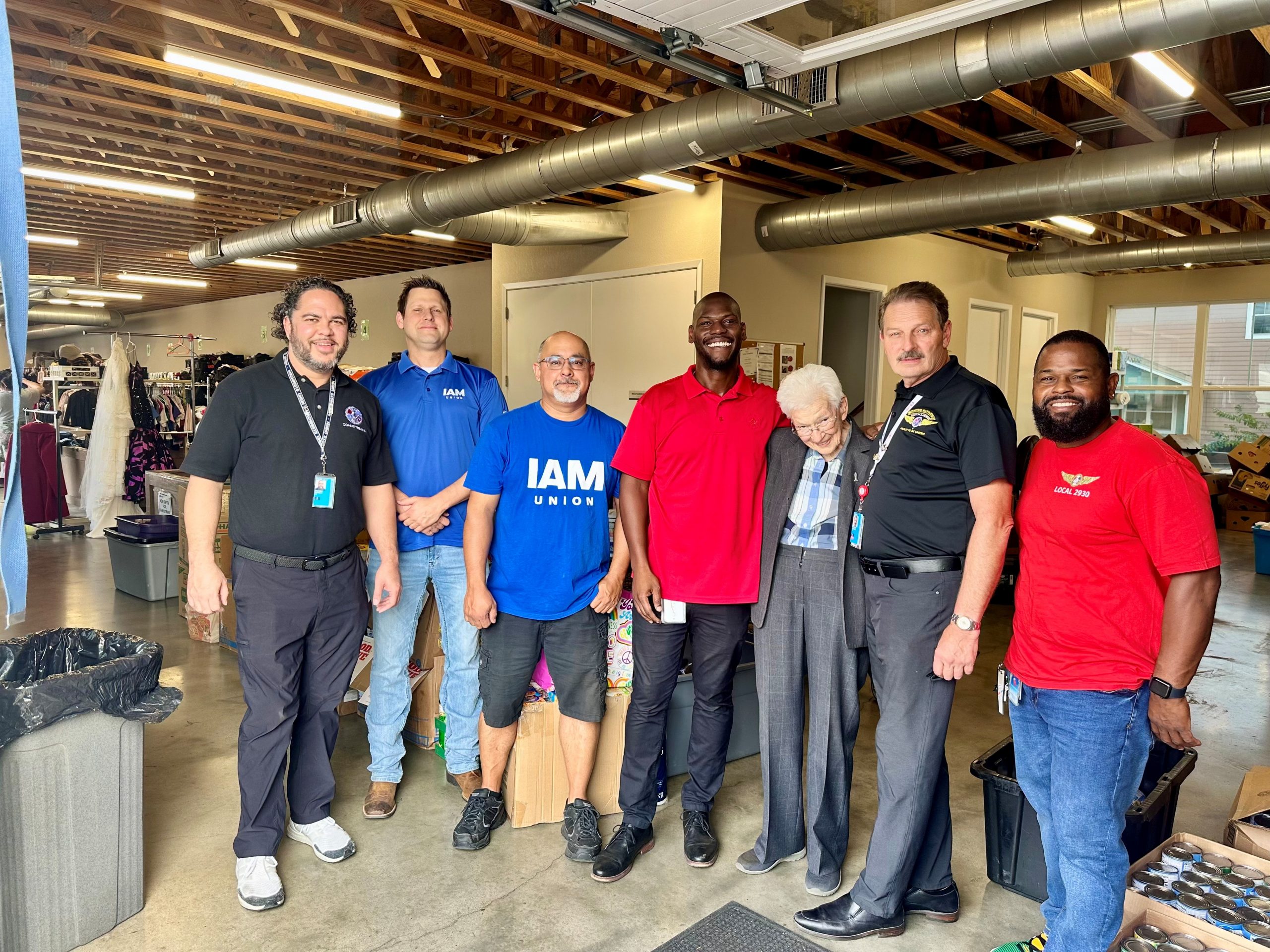 IAM Local 2930 Delivers Five Truckloads of Food to Support DFW Families in Need