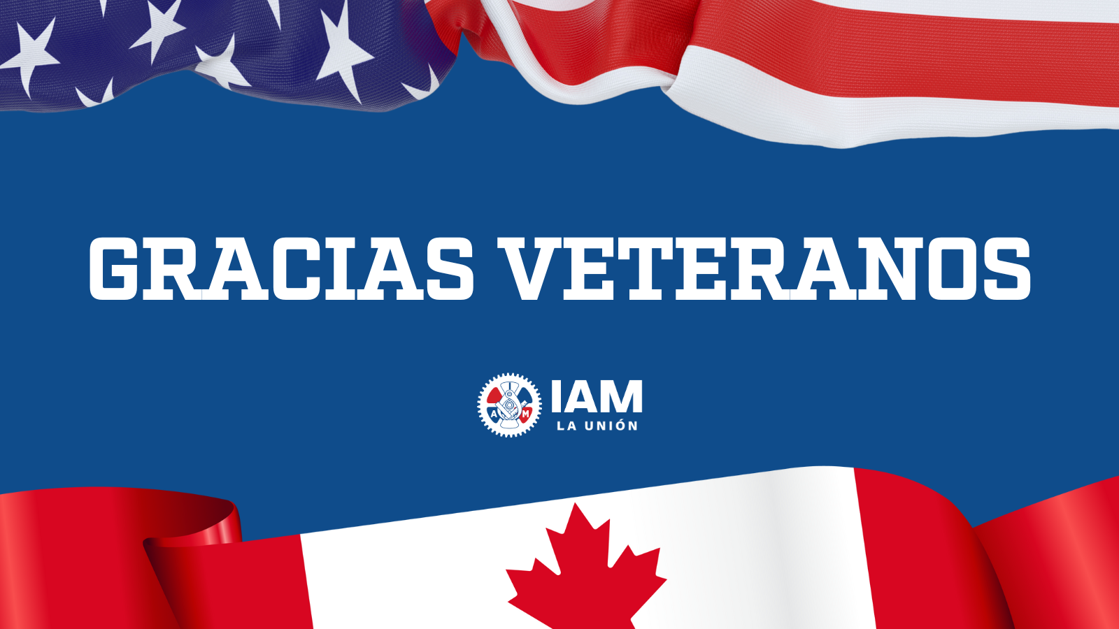 La Unión IAM rinde homenaje a nuestros veteranos: honrado el servicio, el sacrificio y la solidaridad