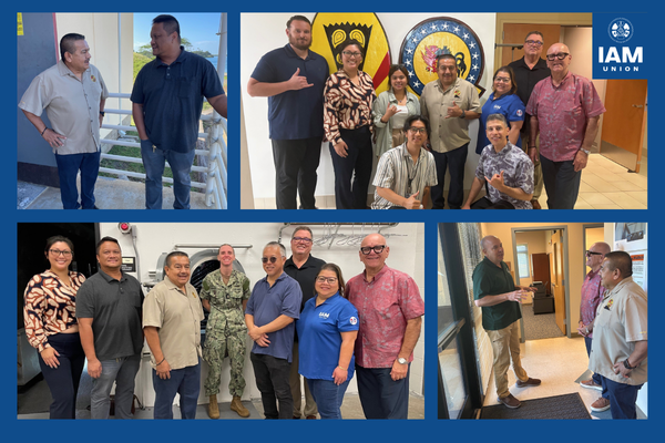 GVP Martinez’s Visit to Hawaii Local 1998 Shows IAM Members’ Essential Role in National Security, Defense