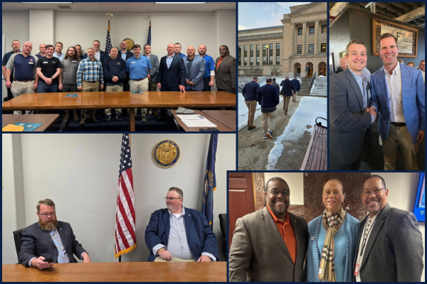 IAM Kentucky State Council Mobilizes Members for Lobby Day with Climbing Participation