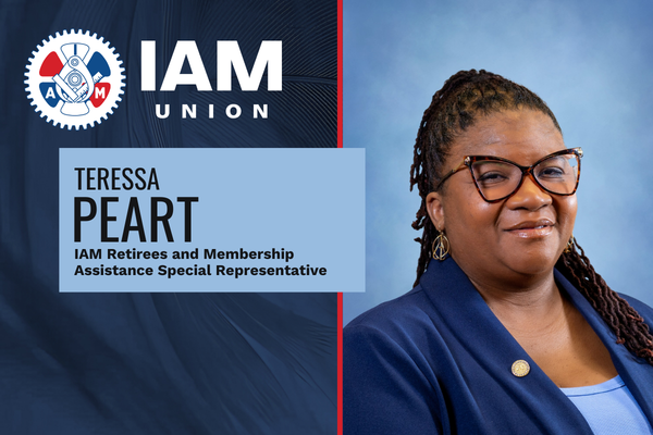 Teressa Peart Appointed IAM Retirees and Membership Assistance Special Representative