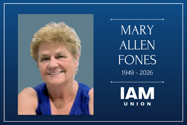IAM Union Mourns Passing of Retired Winpisinger Center Kitchen Supervisor Mary Fones