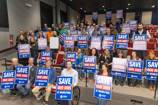 IAM Union: Whirlpool Can’t Celebrate American Manufacturing While Dismantling It