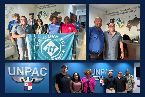 IAM Air Transport Territory Strengthens International Solidarity with Panama Exchange Visit