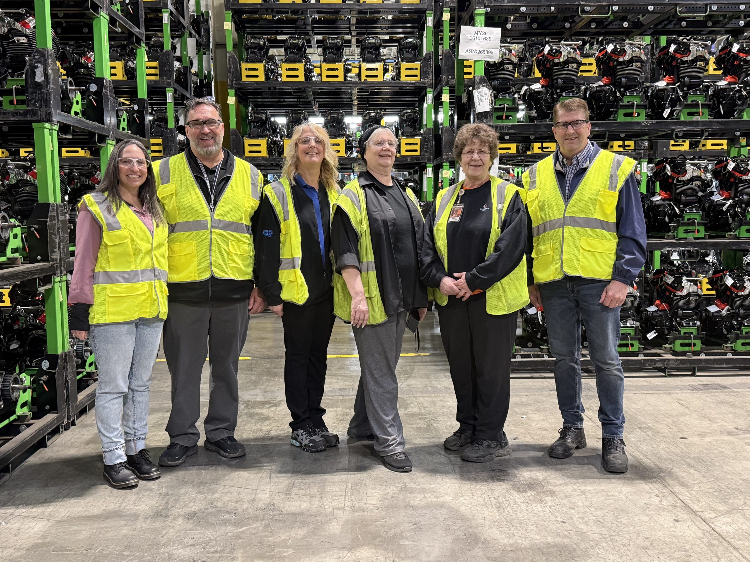 IAM Eastern Territory Leaders Visit Local 2948 Members at Harley-Davidson Subcontractor, Highlight Women’s Leadership in York, Pa.