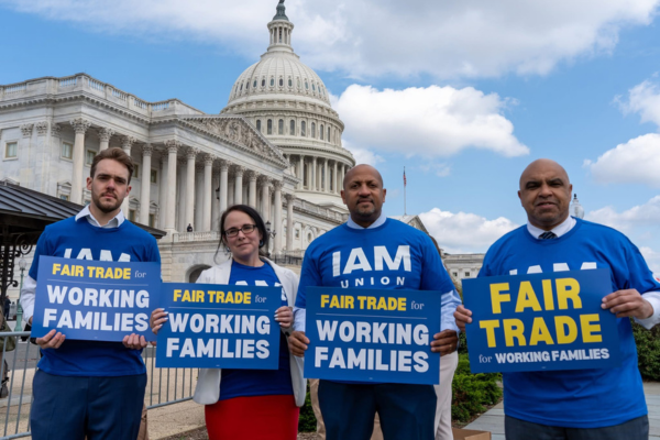 IAM Union Joins Congresswoman DeLauro, Allies on Capitol Hill to Demand Fair Trade for Working Families