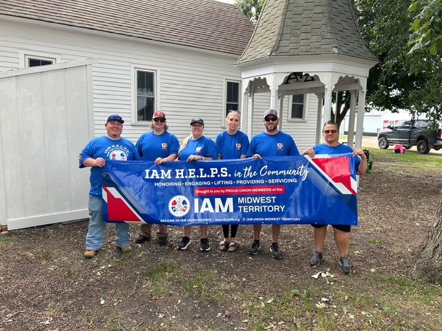 IAM District 6 H.E.L.P.S. Beautify Kossuth County Fairgrounds
