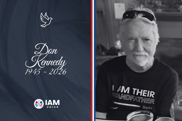 IAM Union Mourns Passing of Retired HPWO Director Don Kennedy
