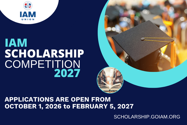 2027 IAM Scholarship Competition is Accepting Applications!