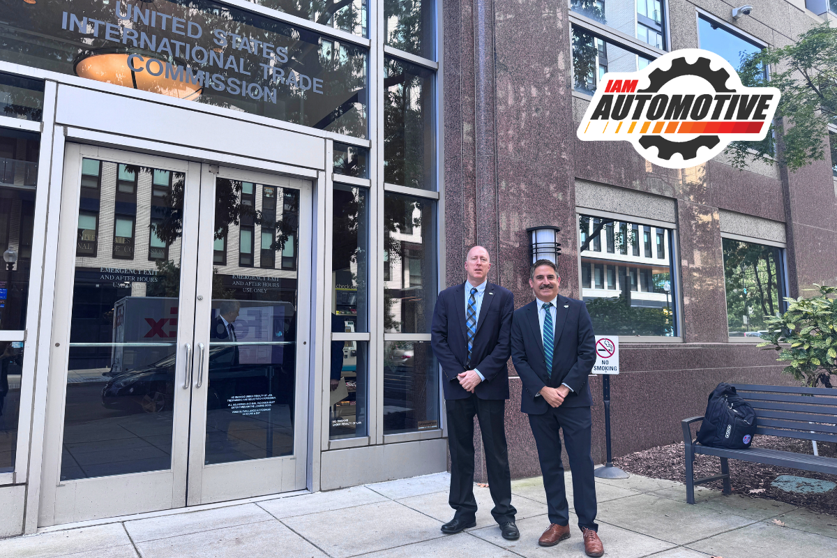 IAM Automotive Director Urges Trade Commission to Implement Stronger Protections for American Workers