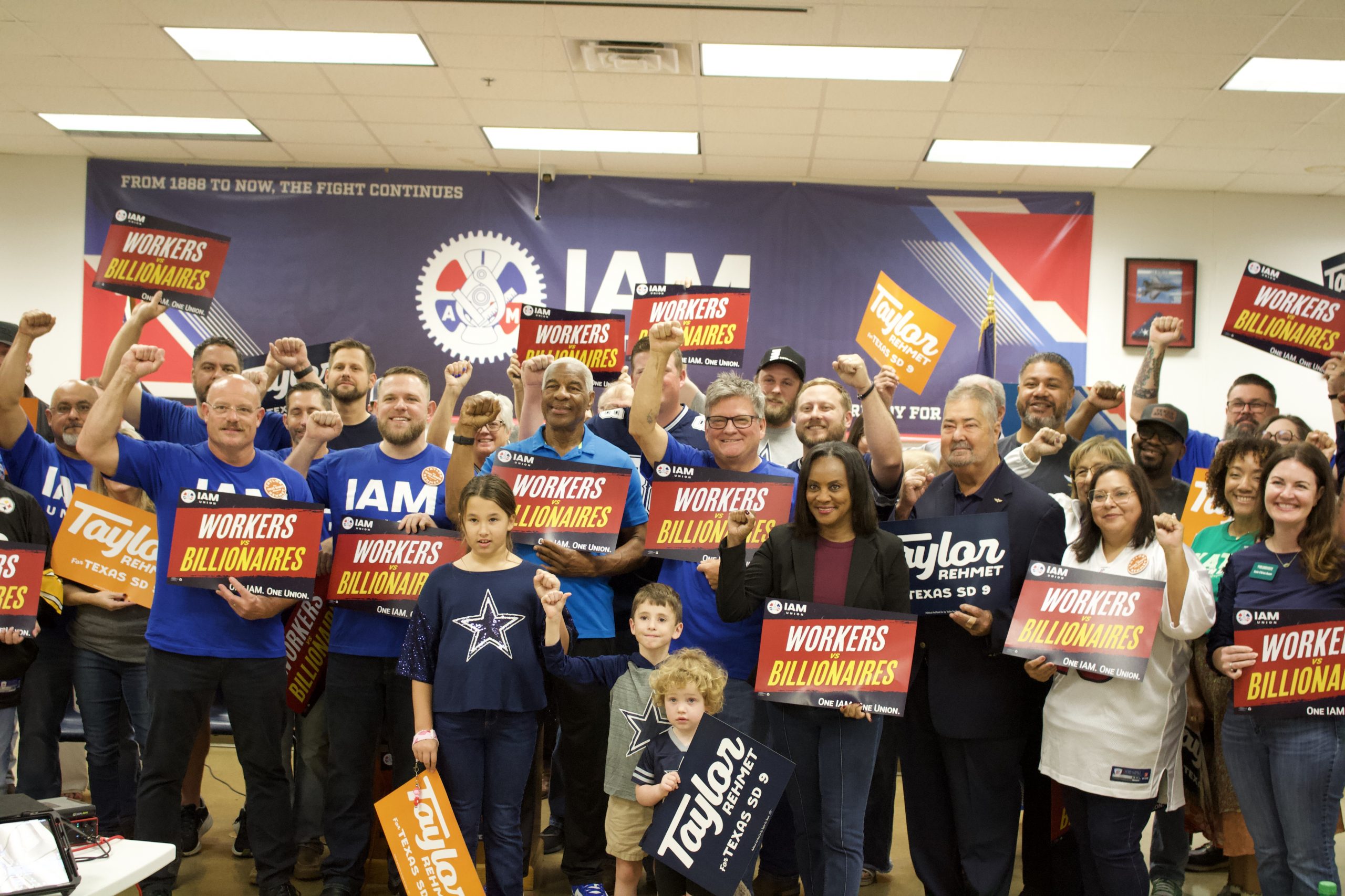 100+ Dallas/Fort Worth Union Members Rally With NFL Legend Everson Walls and Election Candidates, Calling For a Texas All Working People Can Afford